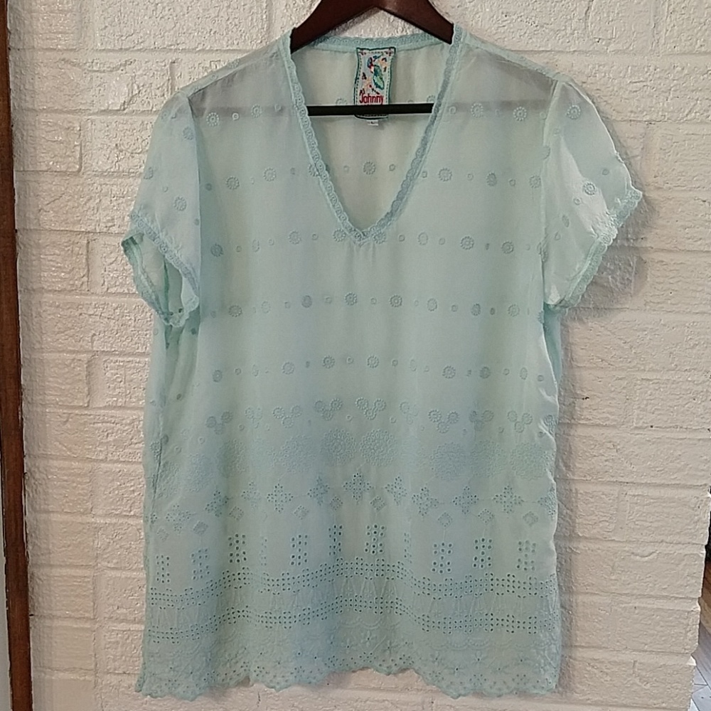 Johnny Was Embroidered Top (L)